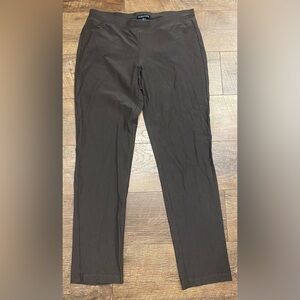 Eileen Fisher Viscose Blend Charcoal Colored Cropped Pants Size Small